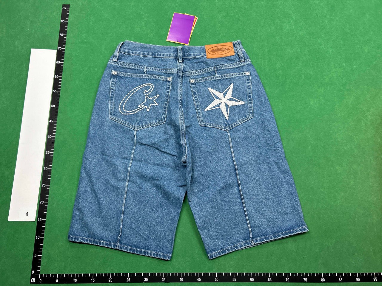 Corteiz Devil Island Vintage Jeans Logo Embroidered -1